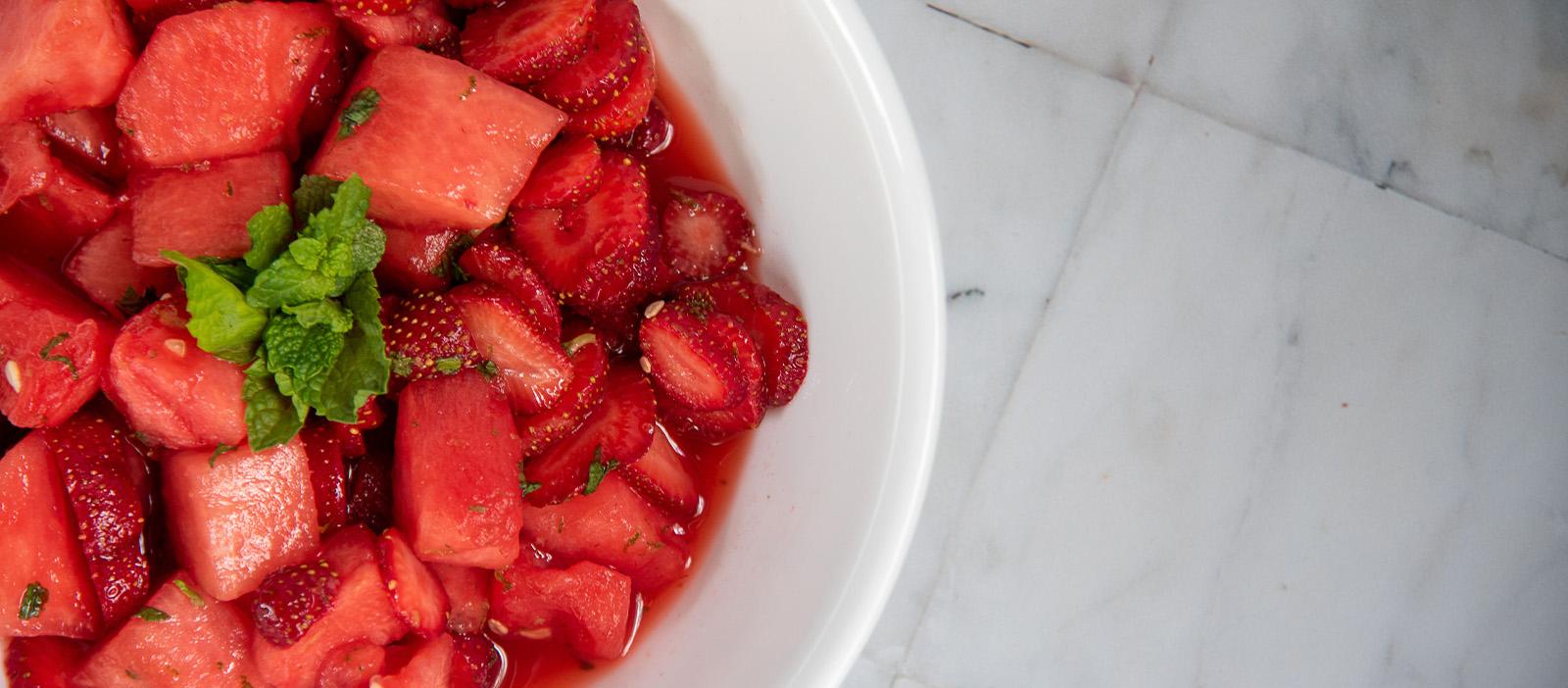 Strawberry Watermelon Salad